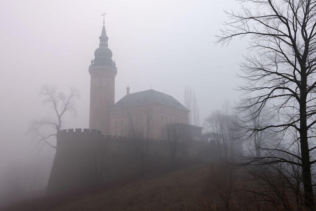  Панорамный вид на Замок Двин с моря